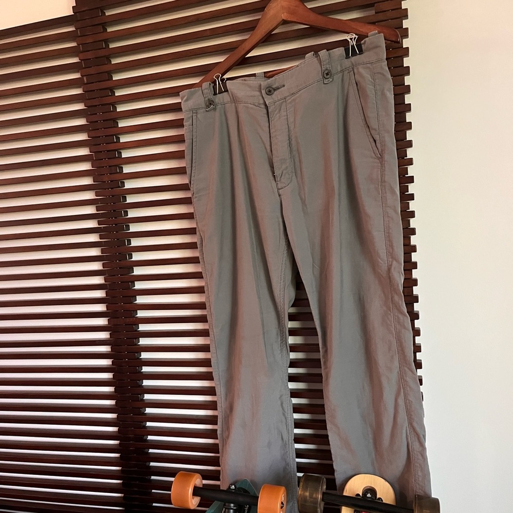 Gray Chinos, John Varvatos, Size 50 EU